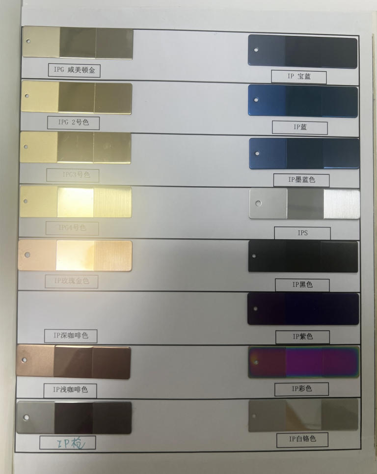 watch plating color