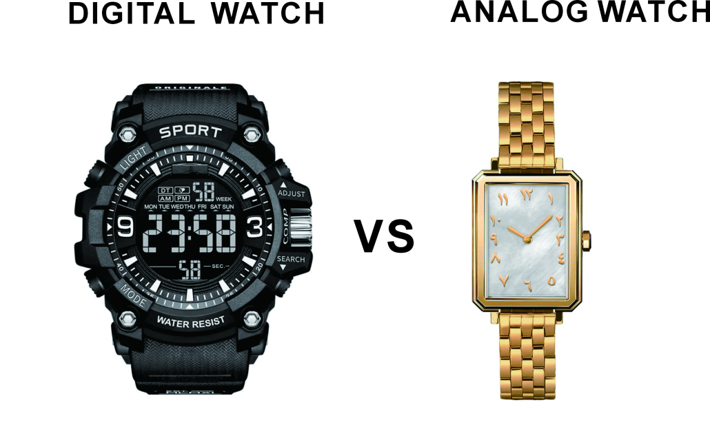 analog vs digital watch
