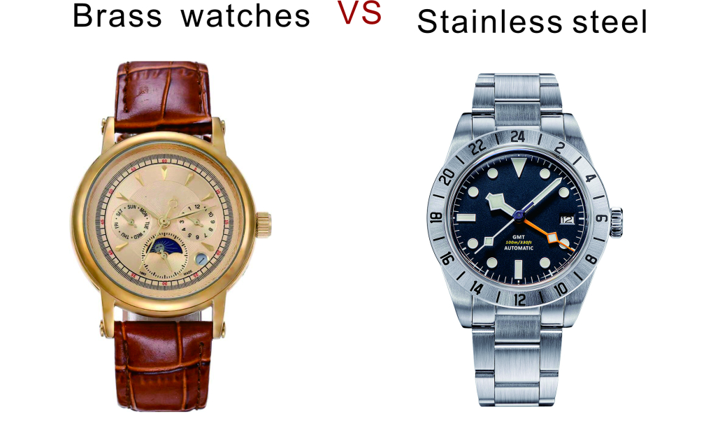 Automatic bronze watch Brass watch vs stainless steel