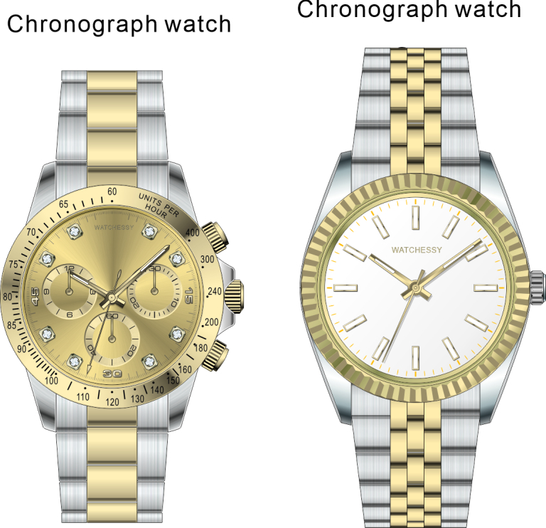 Automatic watch diver chronogrpah vs analog watch